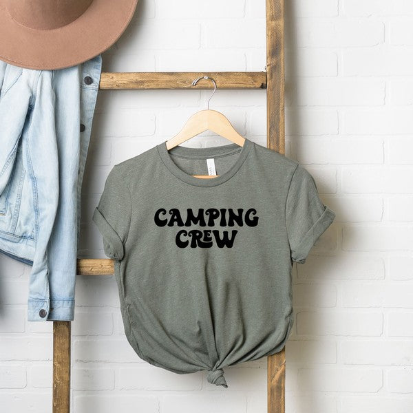 Camping Crew Retro Short Sleeve Graphic Tee