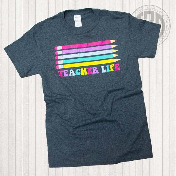 Teacher Life Pencil T-Shirt
