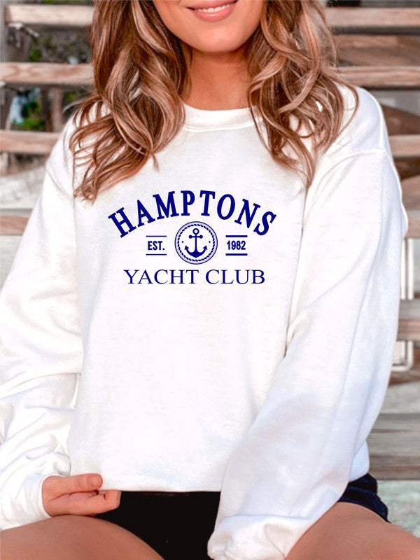 Hamptons Yacht Club CrewNeck Sweatshirt