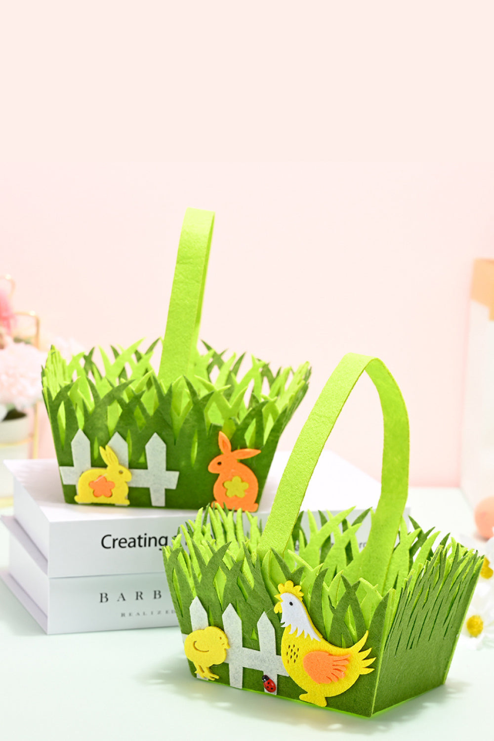 Random 2-Pack Animal Graphic Easter Baskets