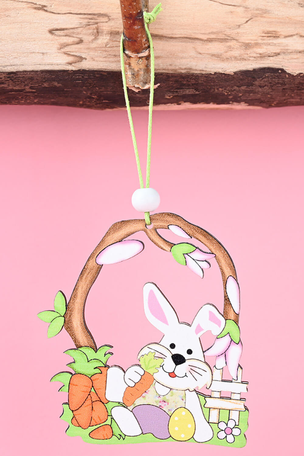 Random 8-Pack Easter Wooden Hanging Widgets